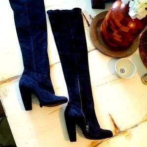 Rebecca Taylor Thigh High Suade Boots